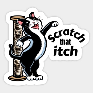 Scratch that Itch Sticker